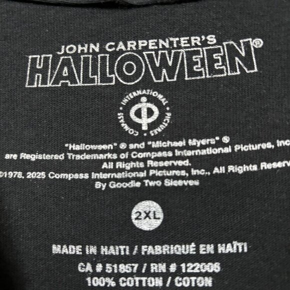 John Carpenter's Halloween Massacre Tour 78 Horror Tee 2XL - Picture 4 of 4